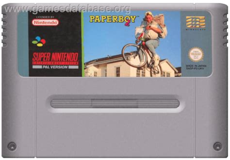 Paperboy 2 Nintendo Snes Games Database
