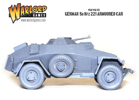 New Sdkfz 221 Armoured Car Warlord Games