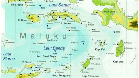 Provinsi Maluku Peta Pulau Maluku