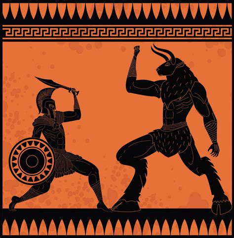 Spotlight On Mythology Theseus And The Minotaur Gambaran