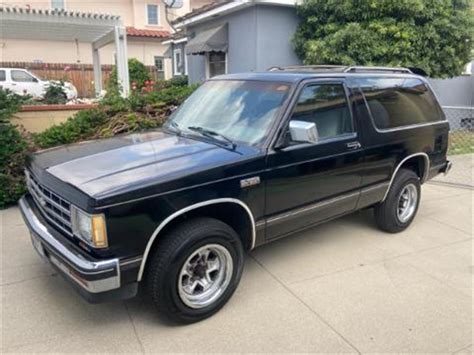 1989 Chevrolet S10 Blazer For Sale Cc 1473077