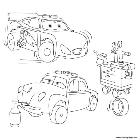 Our visitors likes cars too and printed it many times. Lego Juniors Lightning Mcqueen And Junior Coloring Pages ...