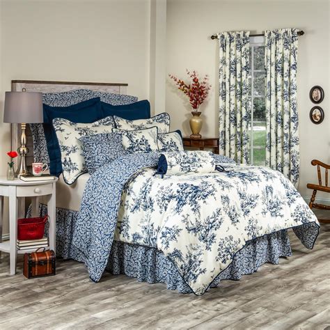 Bouvier Blue Comforter Set By Thomasville Pauls Home Fashions