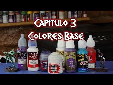 Como Pintar Miniaturas Colores Base Tutorial Cap Youtube