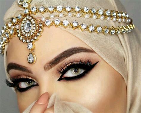 Arabian Eyes Arabian Makeup Arabian Beauty Body Chain Jewelry Hair Jewelry Crystal