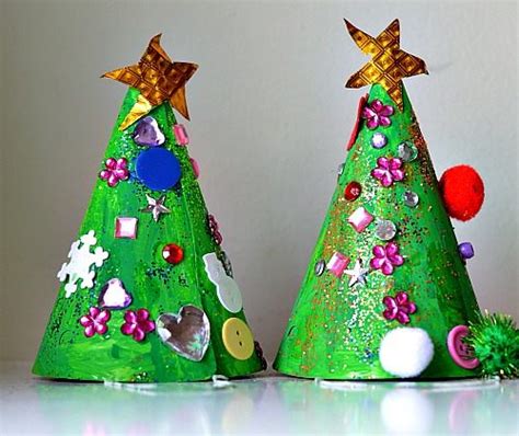 Christmas Crafts For Kids Christmas Tree Hat Craft Fun