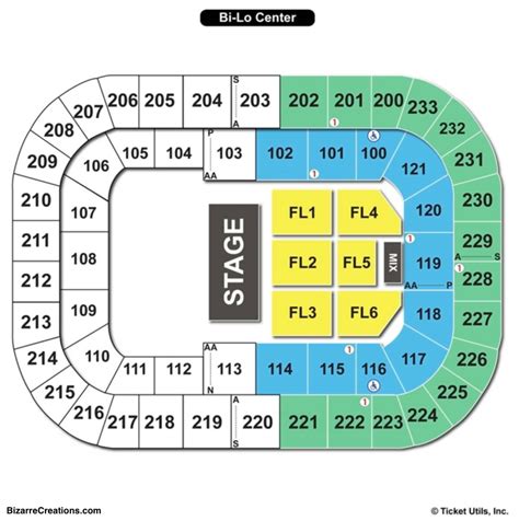 Bon Secours Wellness Arena Seating Chart Seating Charts And Tickets