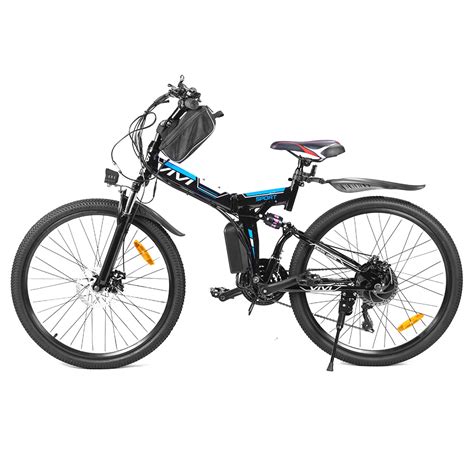 Vivi 26tgb 26 Inch Folding Electric Mountain Bike Black