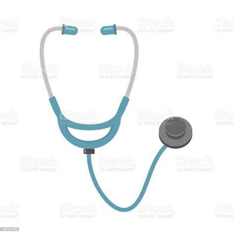Kartun Stetoskop Biru Medis Ilustrasi Stok Unduh Gambar Sekarang