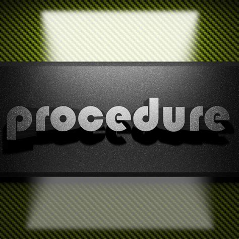 Procedure Word Of Iron On Carbon 6053371 Stock Photo At Vecteezy