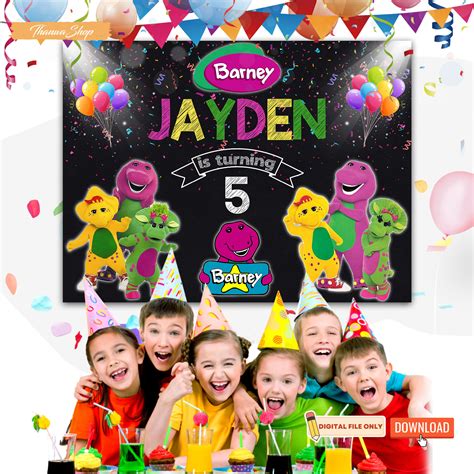 Barney And Friends Birthday Banner