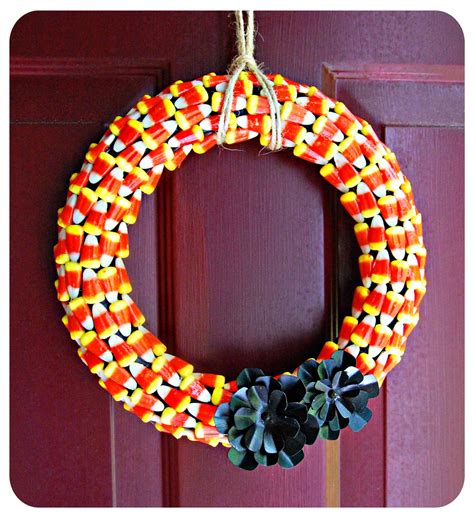 Blushing Bee By Me Halloween Wreath Diy Craft