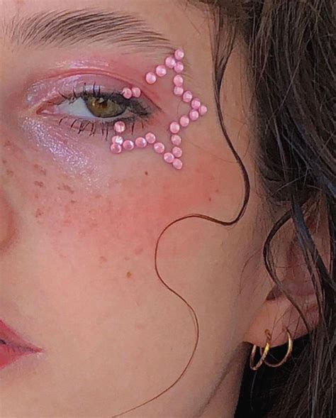 Mari Shu Stargirl Aesthetic Makeup Idea In 2023 Gem Makeup Pink
