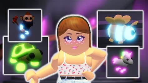 Every Neon Legendary Pet In Adopt Me Roblox Youtube