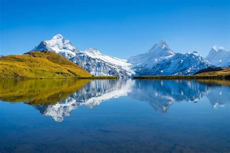 Premium Photo Bachalpsee Grindelwald Switzerland High Mountains And