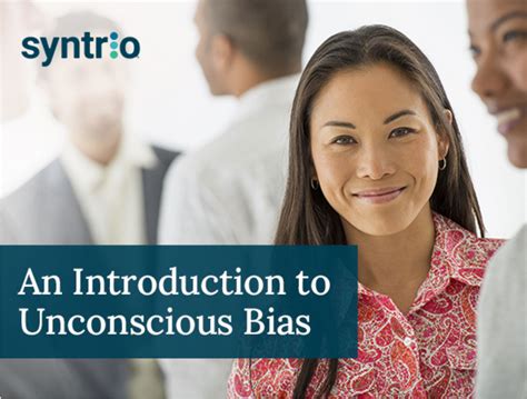 an introduction to unconscious bias syntrio