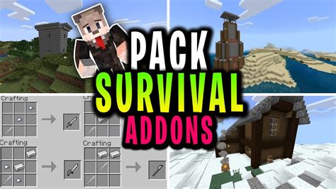 👉pack De Mods Addons Survival Para Minecraft Pe 116