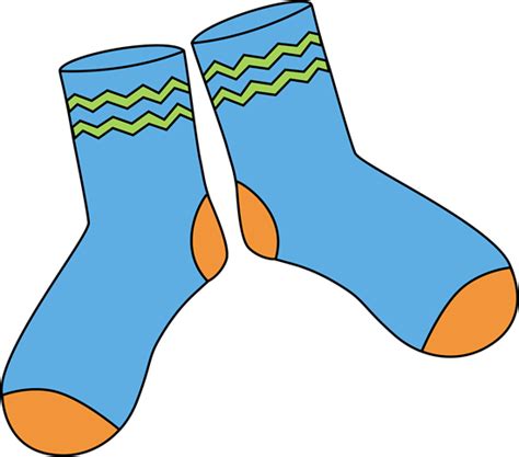 Pair Of Blue Socks Clip Art Pair Of Blue Socks Image Sock Image