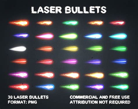Assets Laser Bullets Pack By Wenrexa