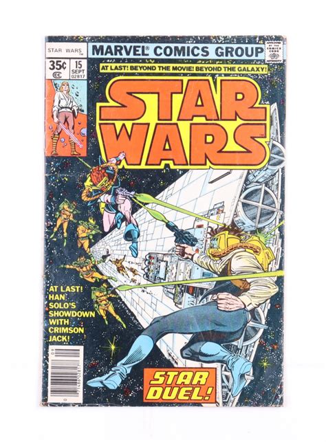 1978 Star Wars Issue 15 Marvel Comic Book Pristine Auction