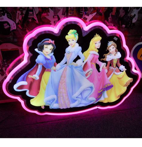 Disney Princesses Neon Led Sign Size 60 X 85 Cm Catawiki