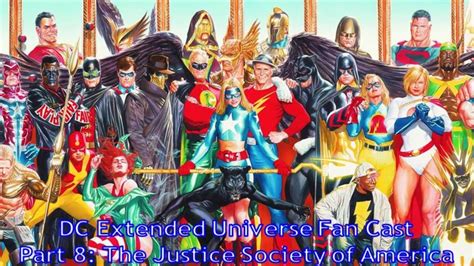 Dceu Fan Cast Part 8 The Justice Society Of America Youtube