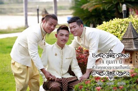 Heboh 3 Pria Thailand Ini Lakukan Pernikahan Threesome