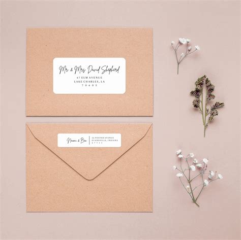 Printable Envelope Address Labels Editable Wedding Address Etsy In