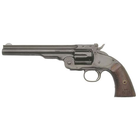 Cimarron 3 Schofield 45 Long Colt 7in Matte Black Steel Revolver 6