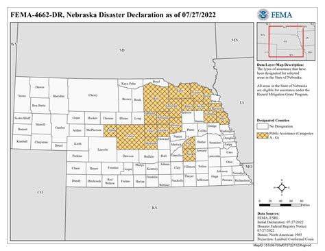 Nebraska Drought Disaster Declaration Counties