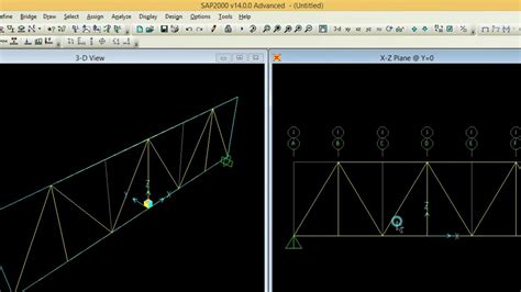 Analisa Rangka Batang Dengan Sap 2000 YouTube