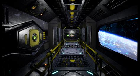 Modular Sci Fi Level Game Design On Behance