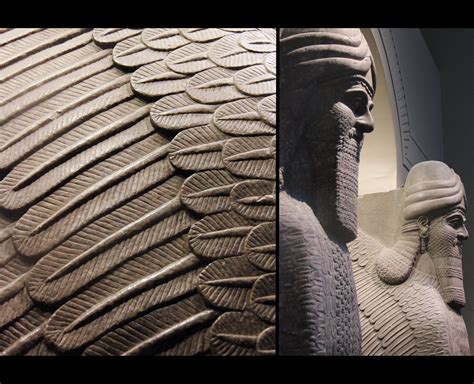 Assyrian Winged Human Headed Bull And Lion About 865 60bc Flickr