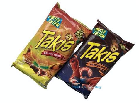 Review Limited Edition Volcano Queso And Scorpion Bbq Takis Weird