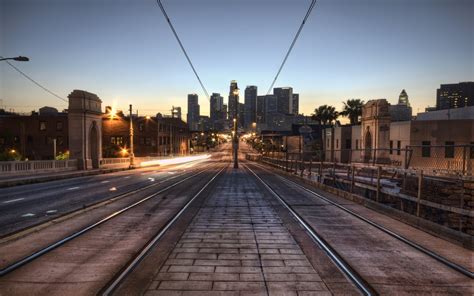 Photography Los Angeles Urban City Cityscape Sunrise Wallpapers Hd