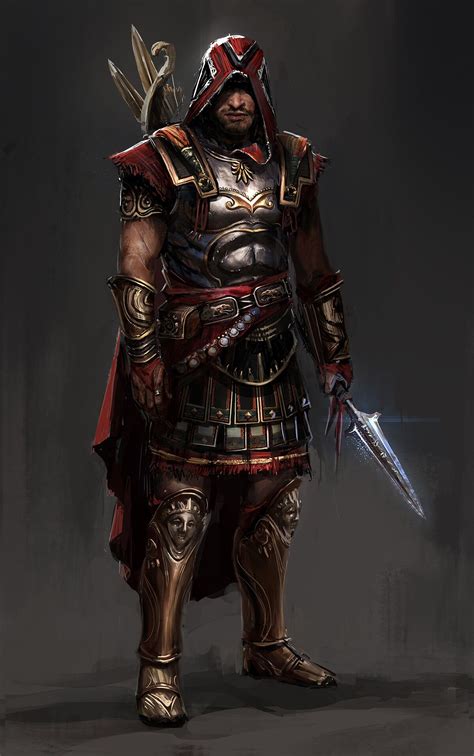 Alexios Armor Concept Art By Gabriel Blain Assassins Creed Art Greek