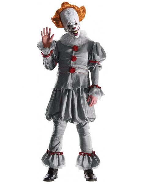 costume clown it pennywise halloween fancy dress mens