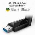 Archer T3U Plus | AC1300 High Gain Wireless Dual Band USB Adapter | TP-Link