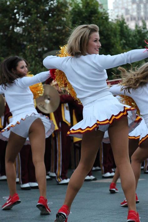 HOT SEXY USC Trojans Song Girls Cheerleaders X Glossy Photo NCAA In Sports Mem Cards