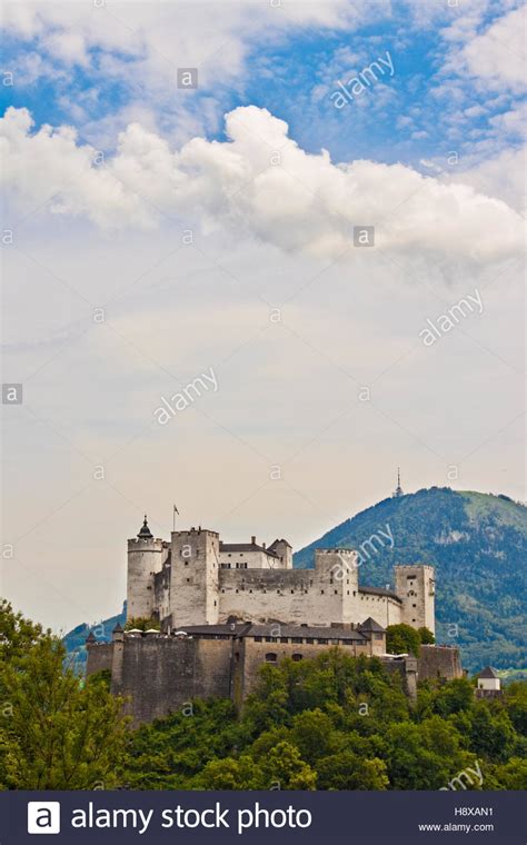 Hohensalzburg Castle In Salzburg Austria Stock Photo Alamy