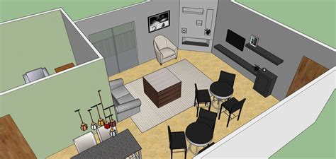 Make interior design living room using sketchup and vray 3.4 #interiordesign #sketchup #livingroom. SXSW Office Layout SketchUp Model - EVstudio