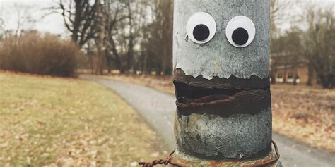 Street Hero Glues Googly Eyes On Boring Objects In His Dull Town And
