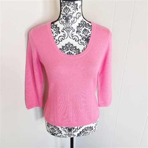 Liz Claiborne Sweaters Liz Claiborne Cashmere Blend Pink Sweater Poshmark