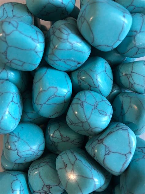 2 Pcs Blue Turquoise Natural Stones Gemstone Raw Mini Small Etsy