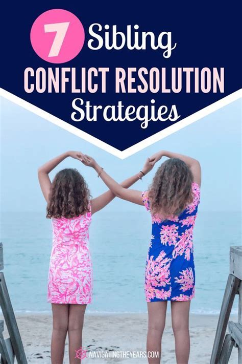 How To Teach Siblings To Resolve Conflict Navigating The Years Kids