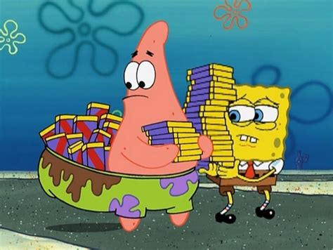 Spongebob Eating Chocolate