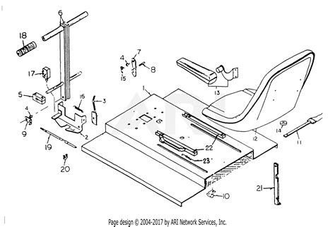 Mtd 134 006 190 Fr 16 1994 Parts Diagram For Seat Lid Assembly