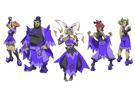 Artstation Pokémon Villain Team Design Team Drake