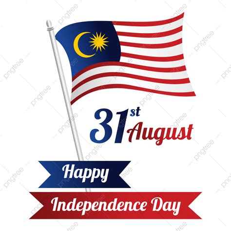 Gambar Kartu Ucapan Hari Kemerdekaan Malaysia Dengan Bendera Nasional