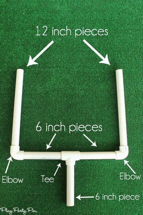 How To Make Field Goal Posts That Are Perfect For Football Party